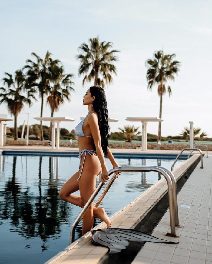 Bikini damskie wiązane Łuska SKY - obrazek 3