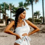 Strój jednoczęściowy z wiązaniem Łuska FOG