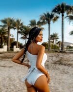 Strój jednoczęściowy z wiązaniem Łuska FOG - obrazek 3