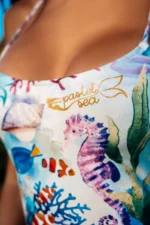 Sukienka Rafa Koralowa Pastel Sea - obrazek 3