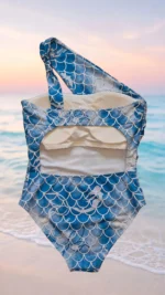 Moon Tide One Shoulder Swimsuit - obrazek 4